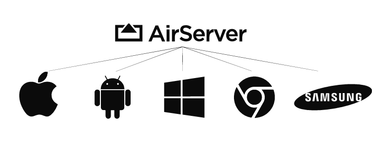 AirServer instruction graphic