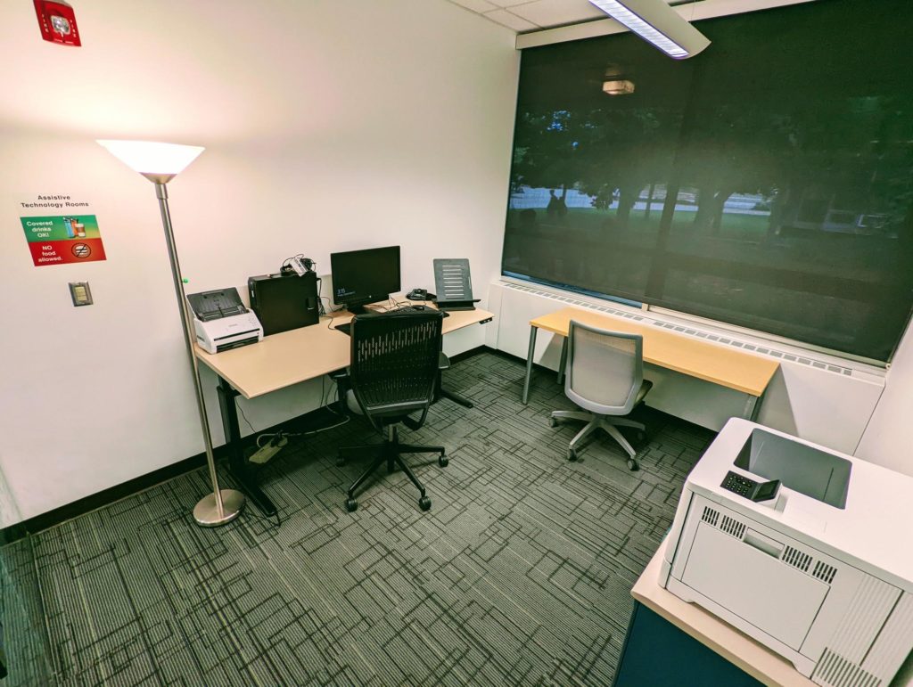 Assistive Technology Room at Morgan Library, CSU